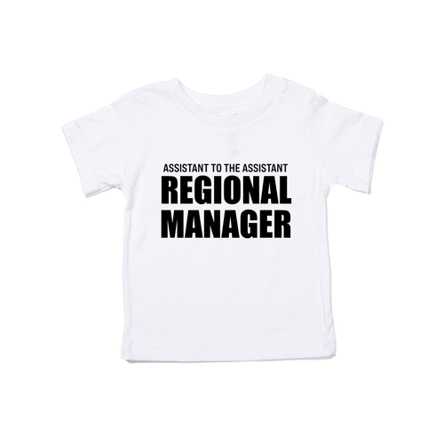 Assistant to the Assistant Regional Manager (Black) - Kids Tee (White)