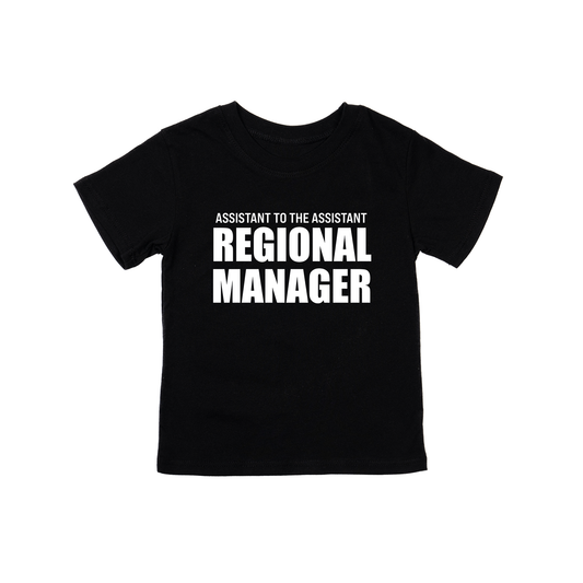 Assistant to the Assistant Regional Manager (White) - Kids Tee (Black)