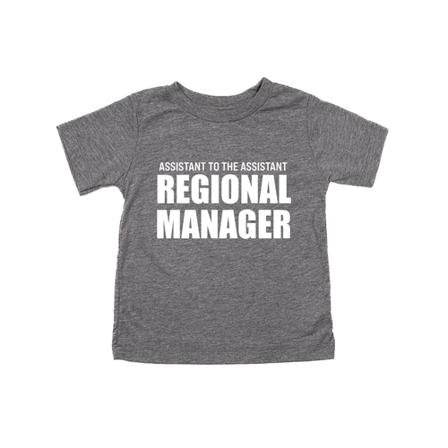 Assistant to the Assistant Regional Manager (White) - Kids Tee (Gray)