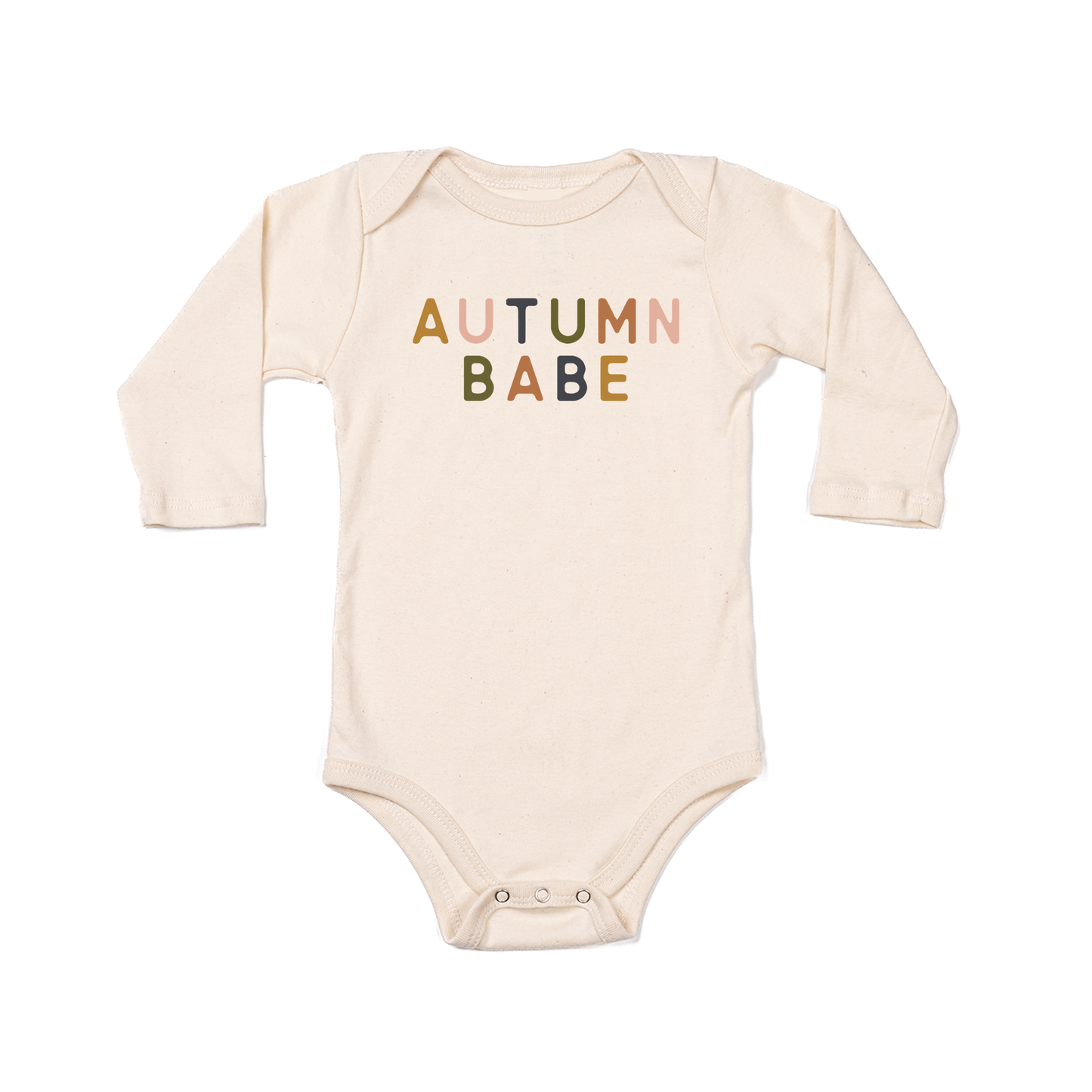 Autumn Babe - Bodysuit (Natural, Long Sleeve)