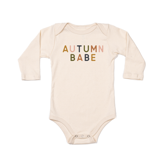 Autumn Babe - Bodysuit (Natural, Long Sleeve)