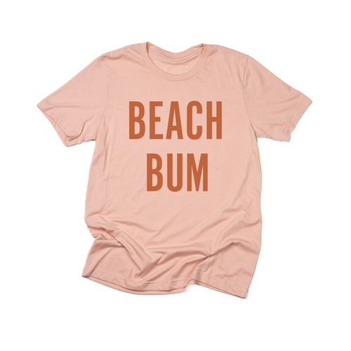 BEACH BUM (Rust) - Tee (Peach)