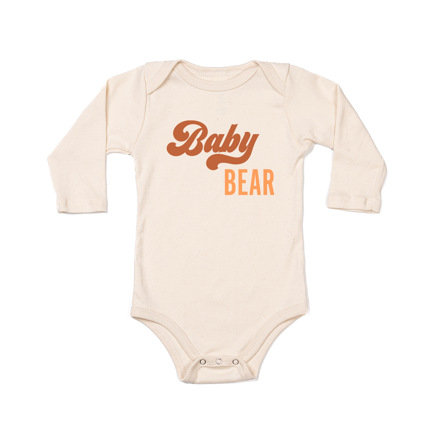 Baby Bear - Bodysuit (Natural, Long Sleeve)