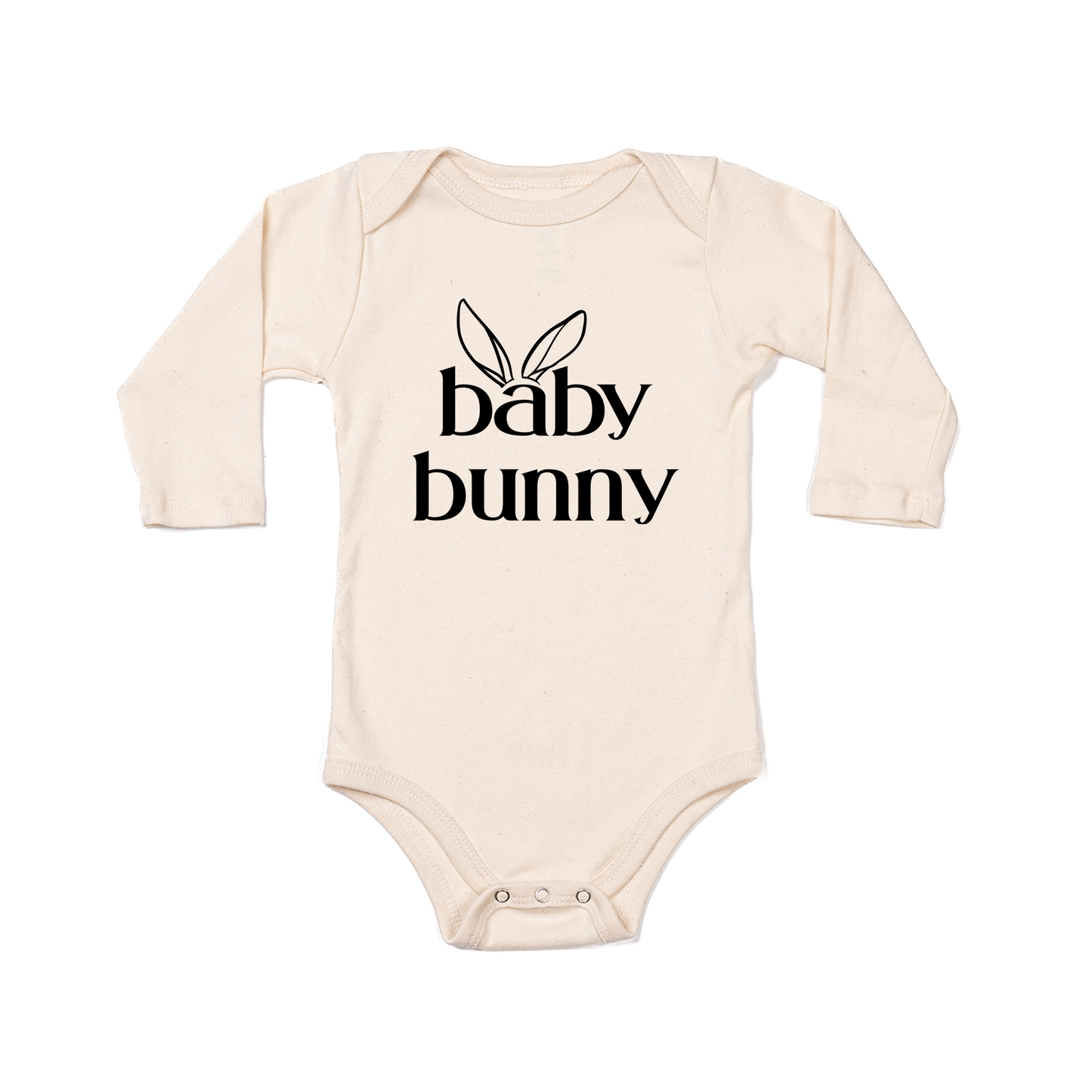 Baby Bunny - Bodysuit (Natural, Long Sleeve)