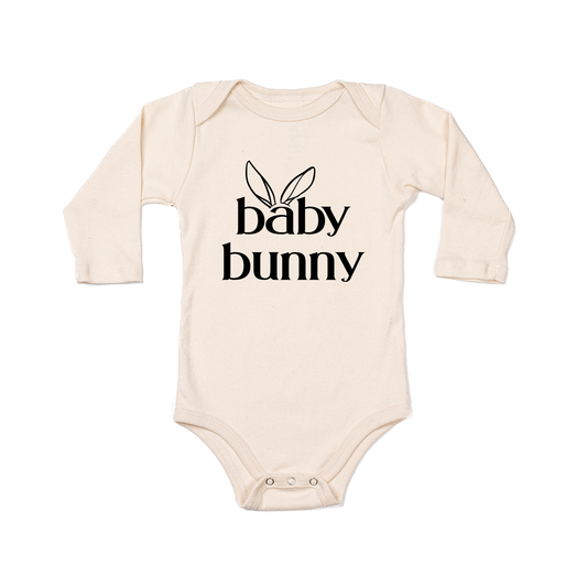 Baby Bunny - Bodysuit (Natural, Long Sleeve)