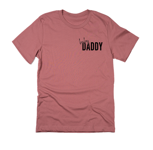 Baby Daddy (Black) - Tee (Mauve)