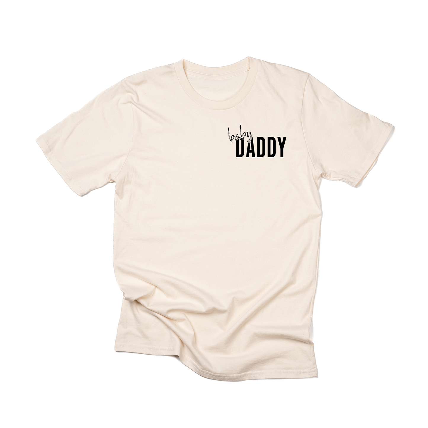 Baby Daddy (Black) - Tee (Natural)