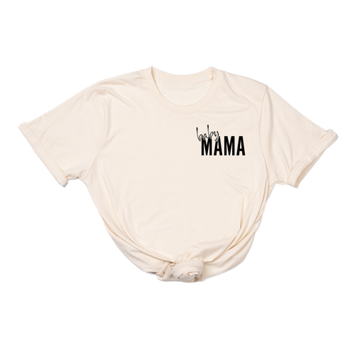 Baby Mama (Black) - Tee (Natural)