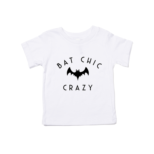 Bat Chic Crazy - Kids Tee (White)