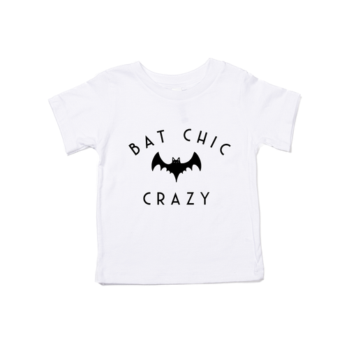 Bat Chic Crazy - Kids Tee (White)