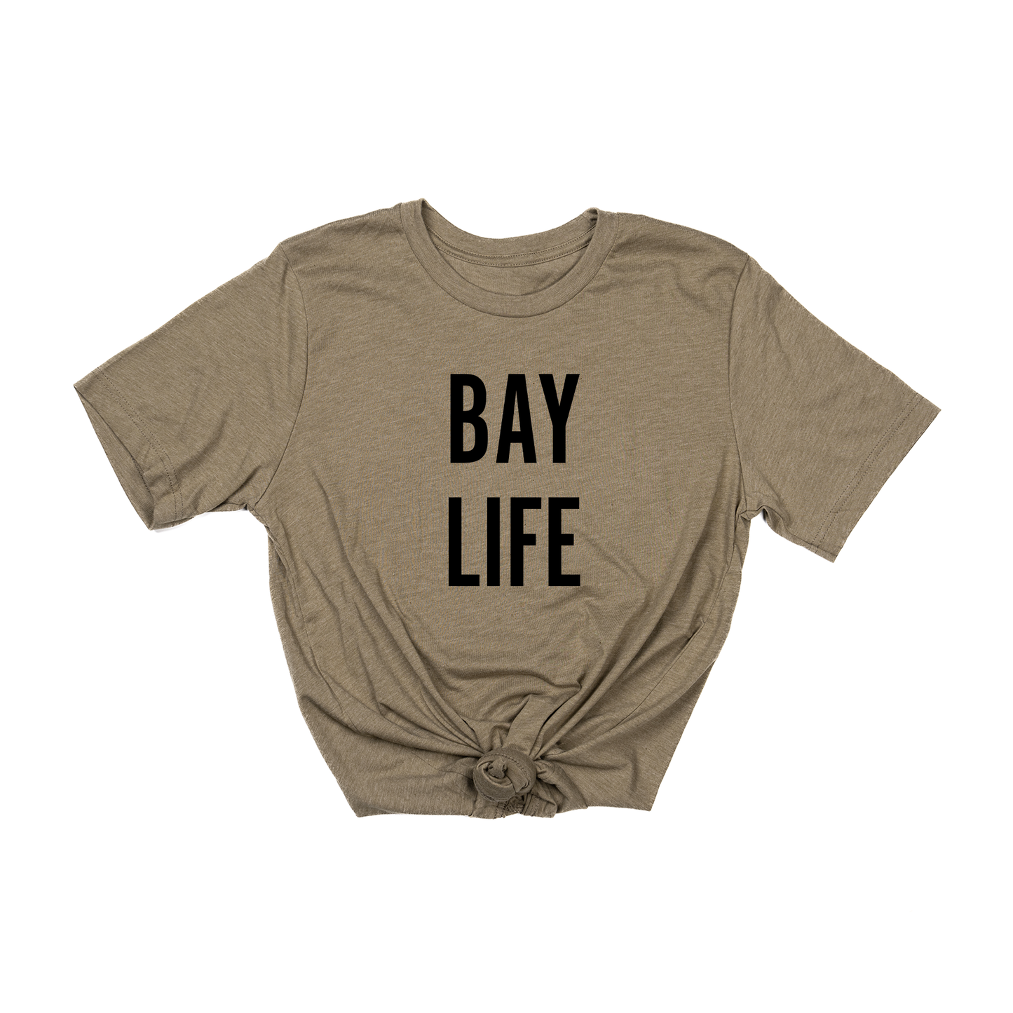 Bay Life (Black) - Tee (Olive)