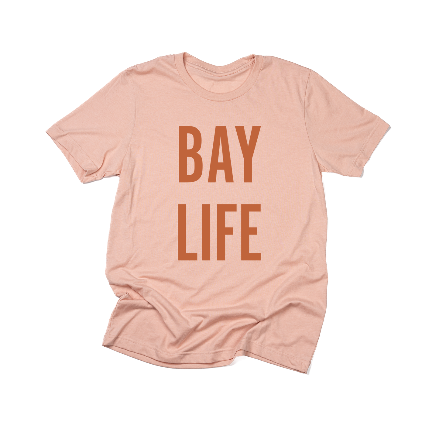 Bay Life (Rust) - Tee (Peach)