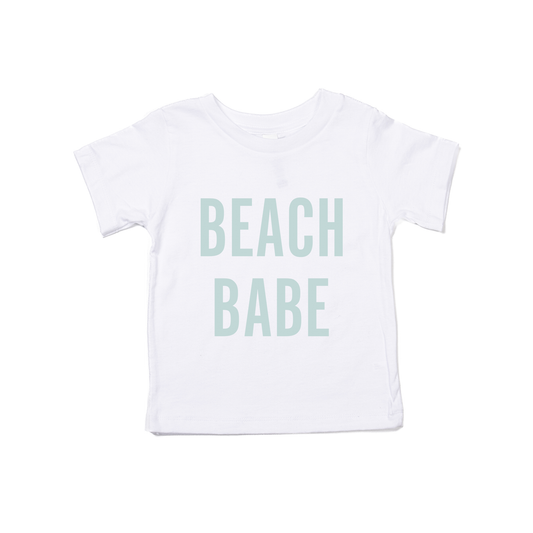 BEACH BABE (Sky) - Kids Tee (White)