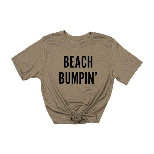 Beach Bumpin' (Black) - Tee (Olive)