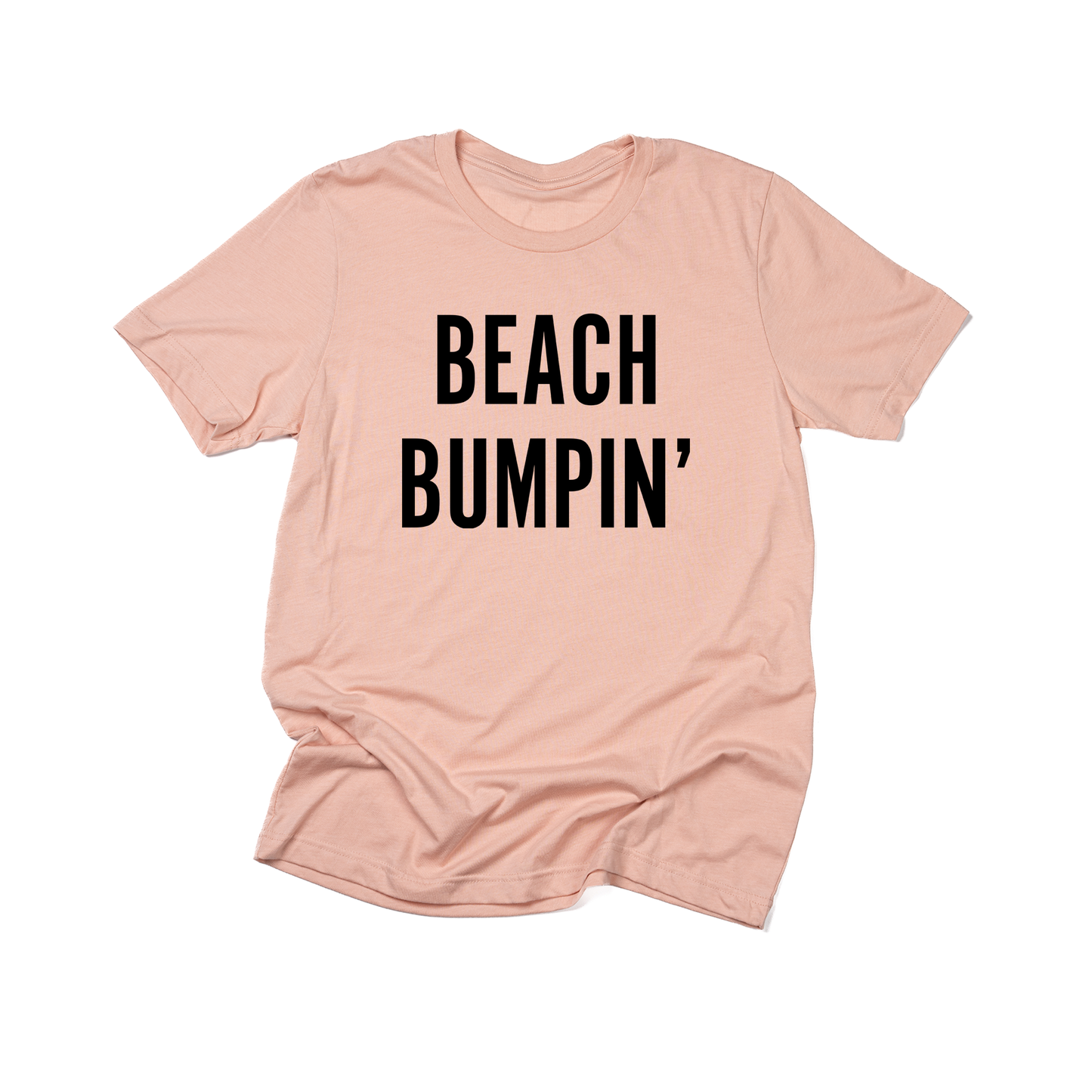 Beach Bumpin' (Black) - Tee (Peach)
