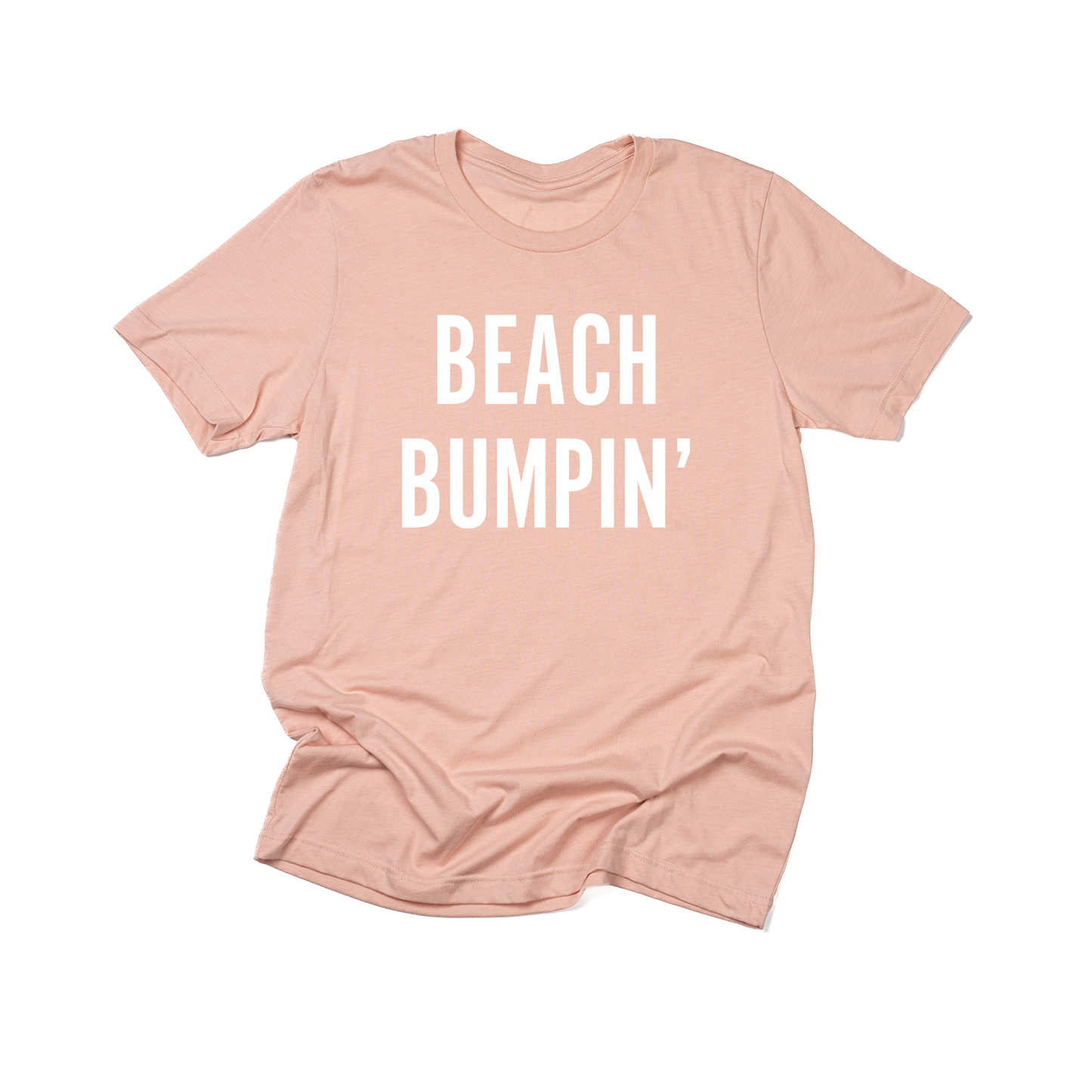 Beach Bumpin' (White) - Tee (Peach)