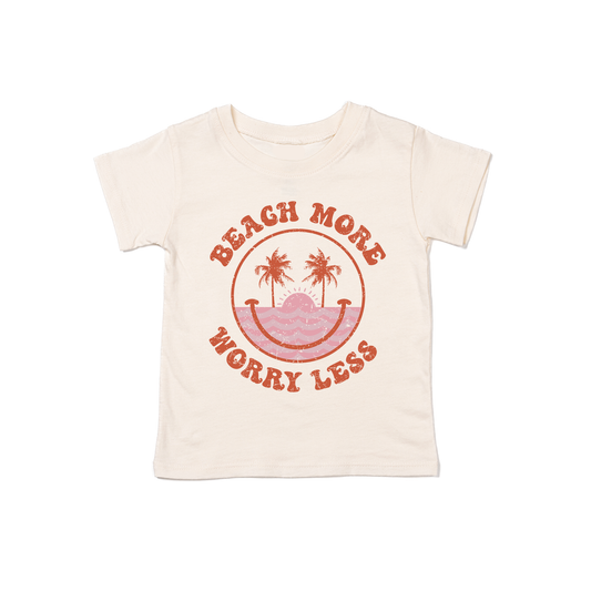 Beach More Worry Less - Kids Tee (Natural)