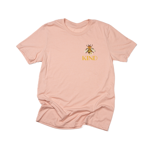 Bee Kind (Pocket) - Tee (Peach)