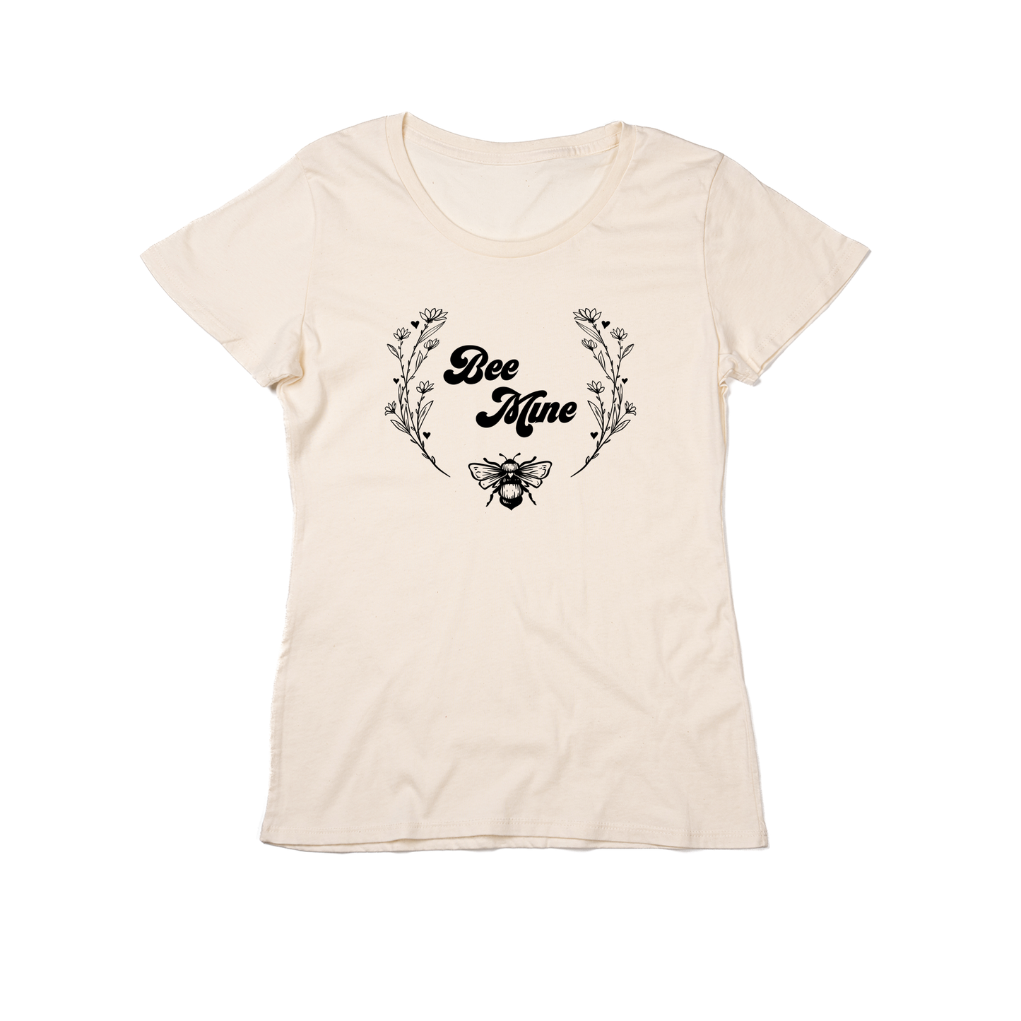 Bee Mine - Women's Fitted Tee (Natural)