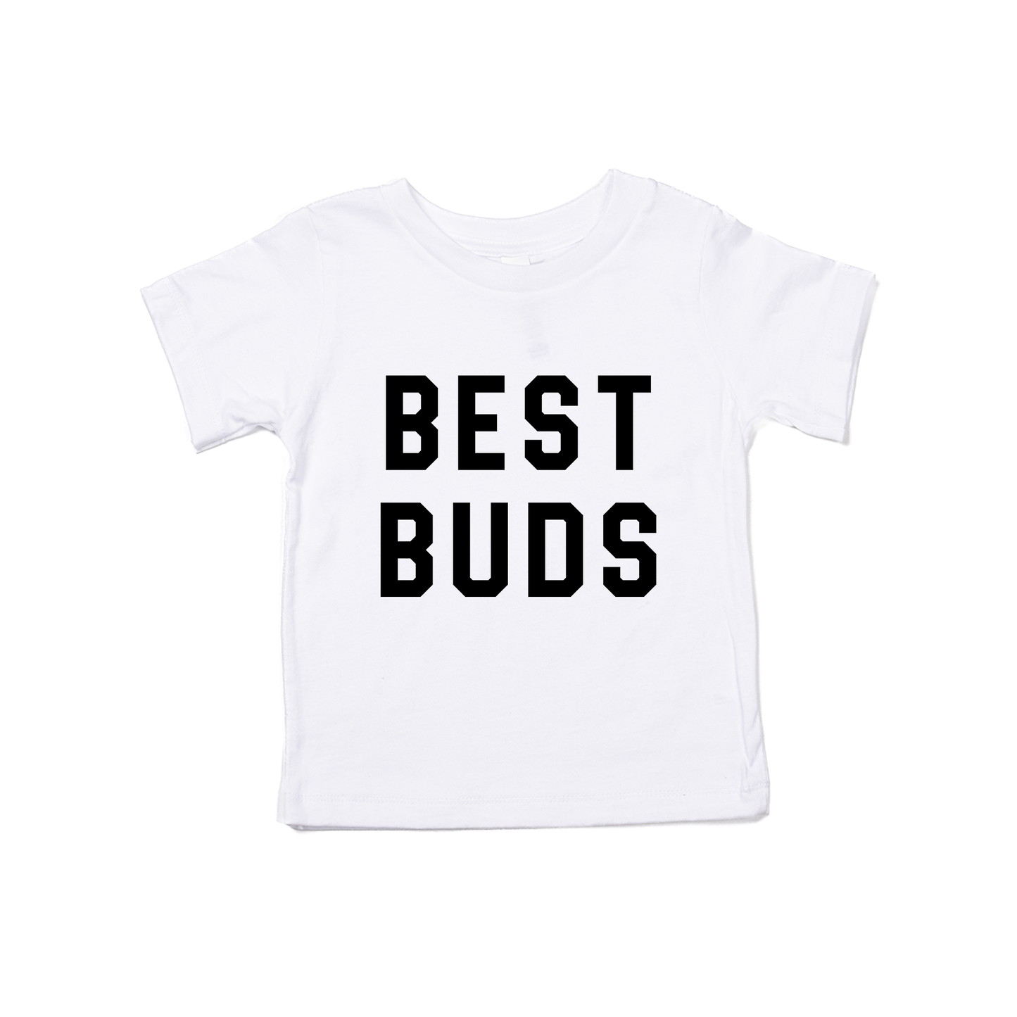 Best Buds (Black) - Kids Tee (White)