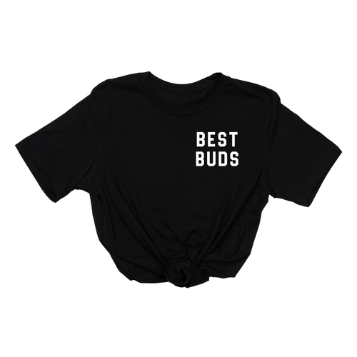 Best Buds (Pocket, White) - Tee (Black)