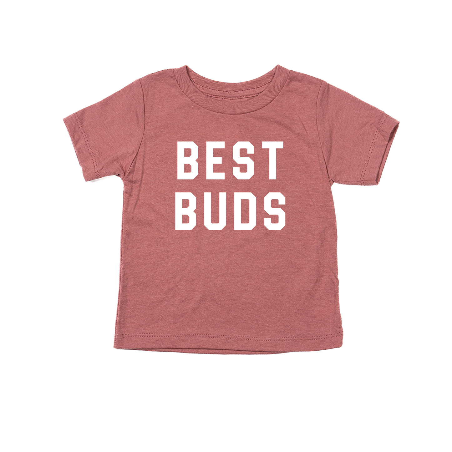Best Buds (White) - Kids Tee (Mauve)
