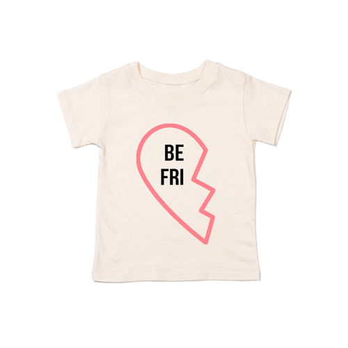 Best Friends (Left Side of Heart) - Kids Tee (Natural)