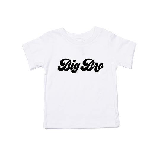 Big Bro (Retro, Black) - Kids Tee (White)