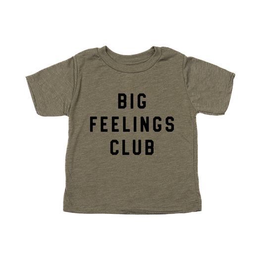 Big Feelings Club - Kids Tee (Olive)