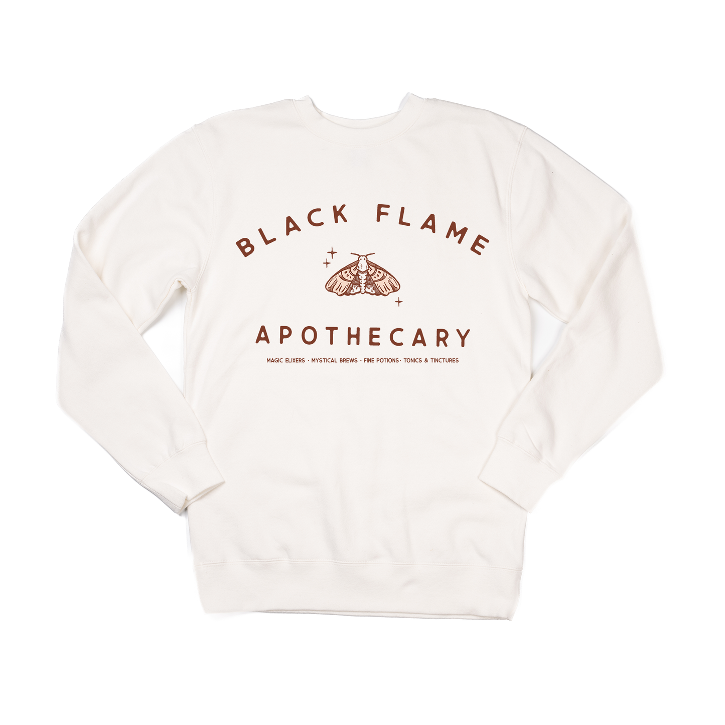 Black Flame Apothecary - Sweatshirt (Creme)