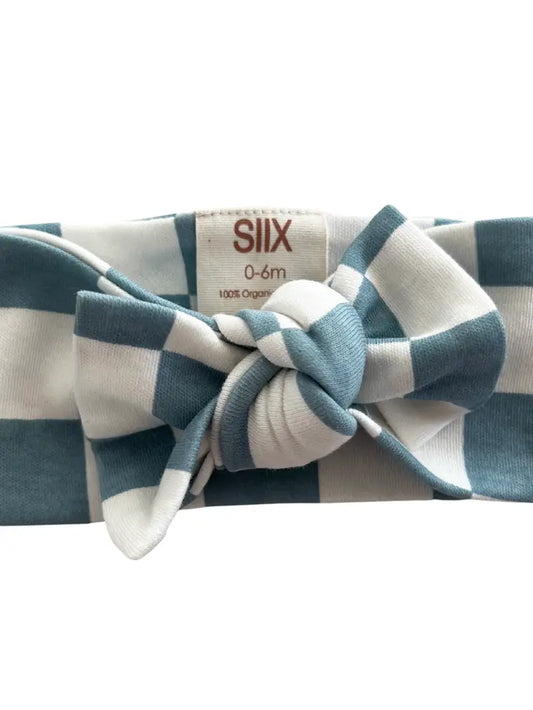 Blueberry Muffin Checkerboard - Organic Bow