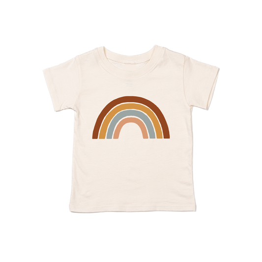 Rainbow (5 Color Options, Color Option #1) - Kids Tee (Natural)
