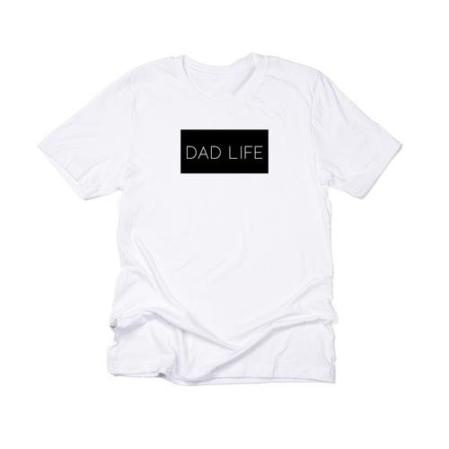Dad Life (Boxed Collection, Black Box/White Text) - Tee (White)