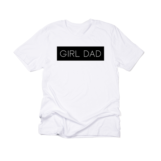 Girl Dad® (Boxed Collection, Black Box/White Text) - Tee (White)