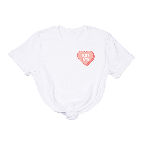 Boy Bye Heart (Pocket) - Tee (White)