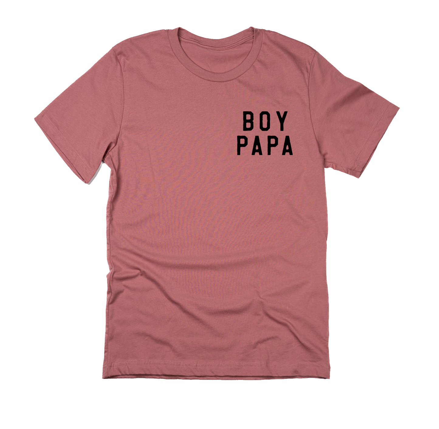 Boy Papa (Pocket, Black) - Tee (Mauve)