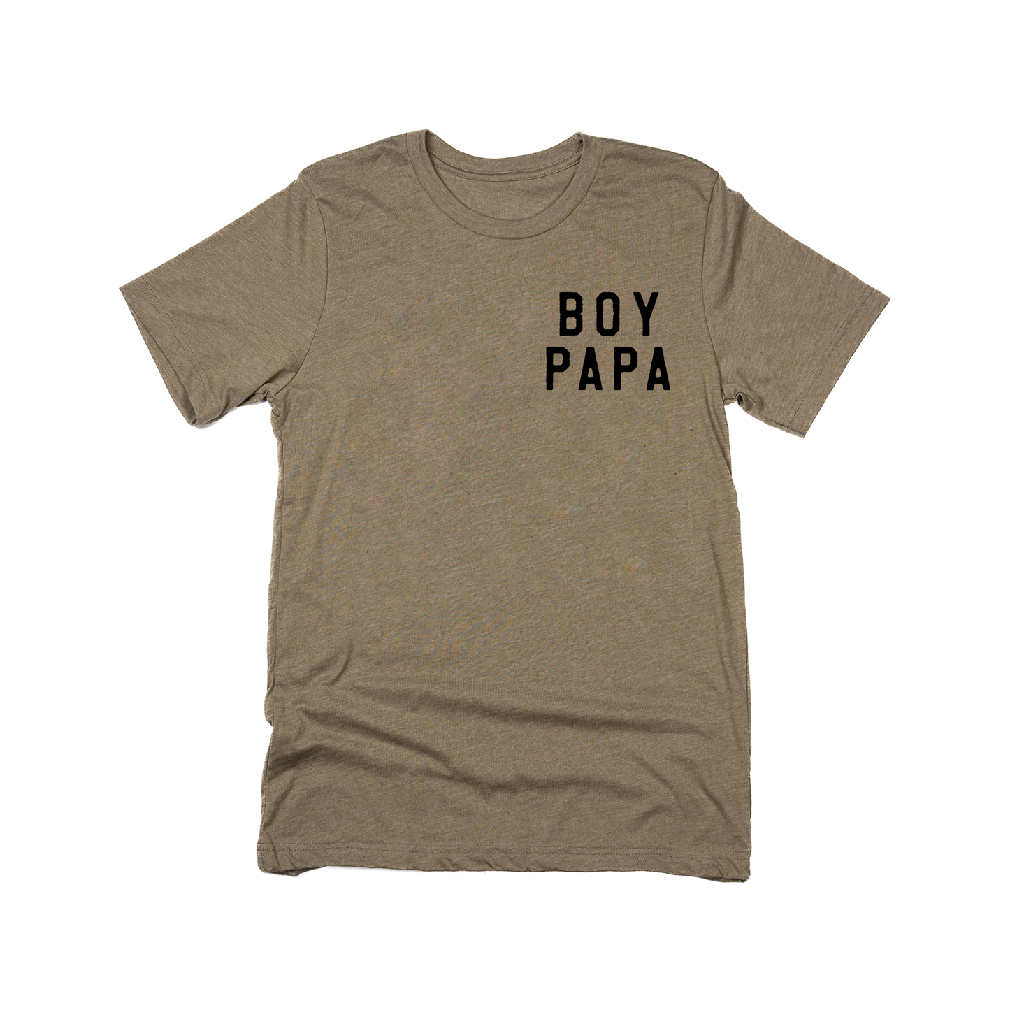 Boy Papa (Pocket, Black) - Tee (Olive)