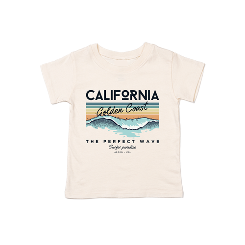 California Golden Coast (Graphic) - Kids Tee (Natural)