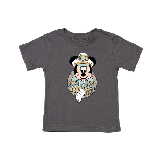 Captain Mickey - Kids Tee (Ash)