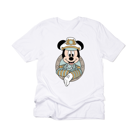 Captain Mickey - Tee (Vintage White, Short Sleeve)