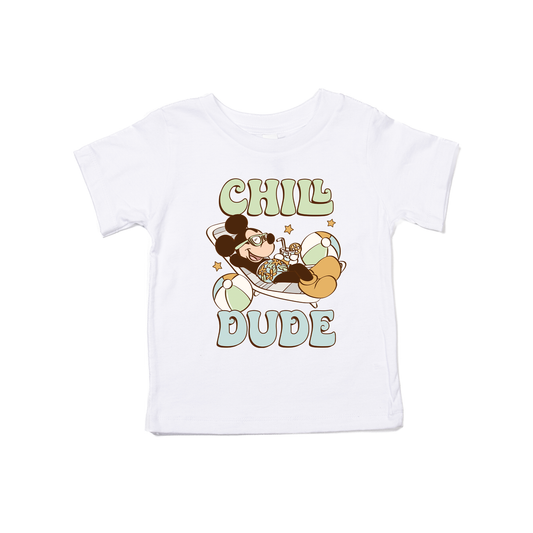 Chill Dude Magic Mouse - Kids Tee (White)