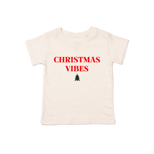 Christmas Vibes - Kids Tee (Natural)