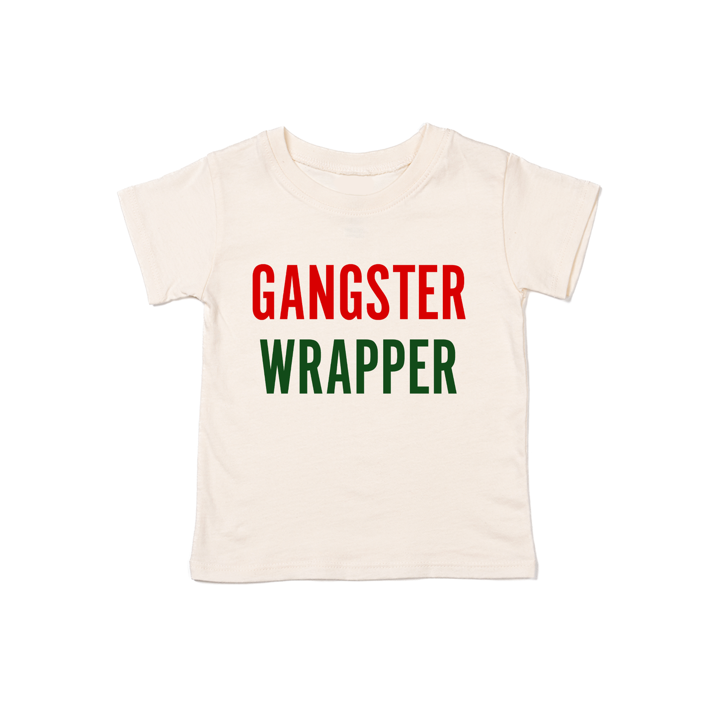 Gangster Wrapper - Kids Tee (Natural)