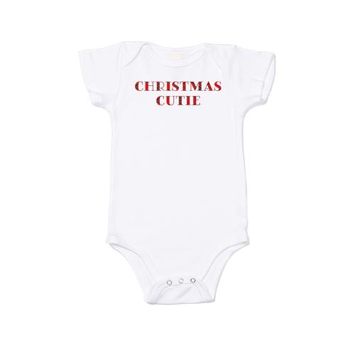 Christmas Cutie - Bodysuit (White, Short Sleeve)
