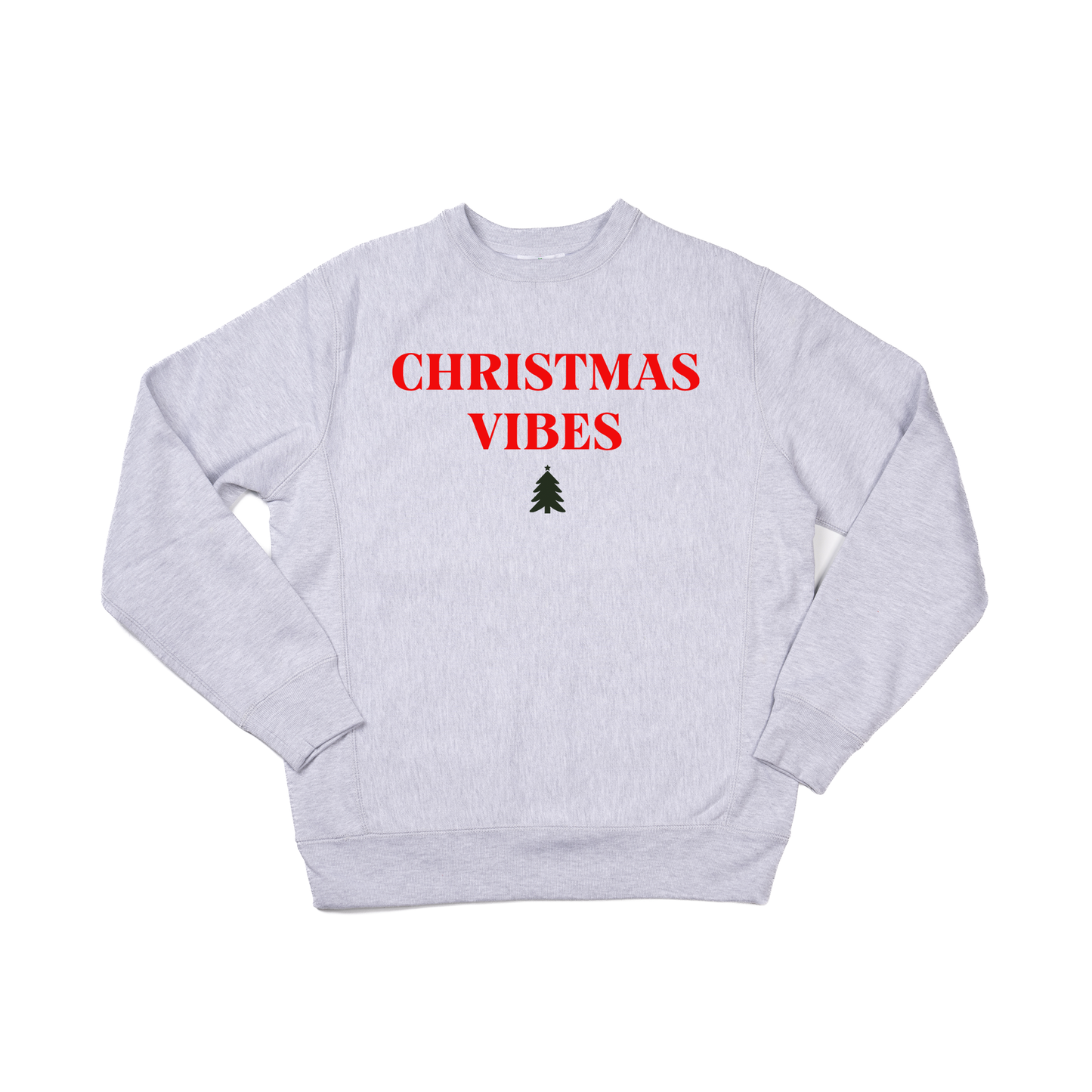 Christmas Vibes - Heavyweight Sweatshirt (Heather Gray)