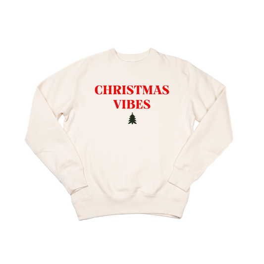 Christmas Vibes - Heavyweight Sweatshirt (Natural)