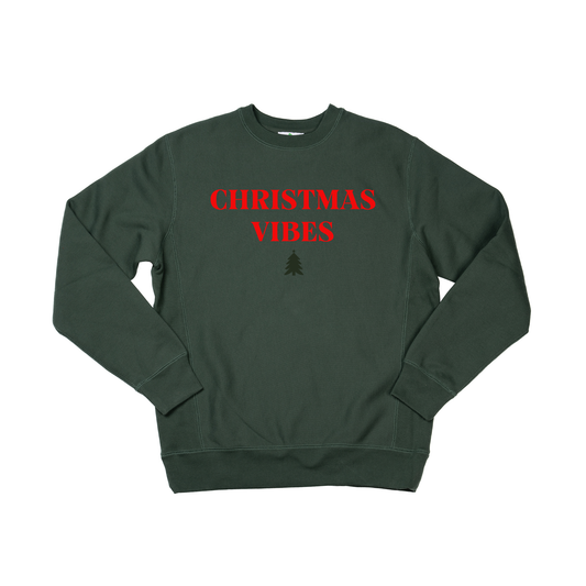 Christmas Vibes - Heavyweight Sweatshirt (Pine)