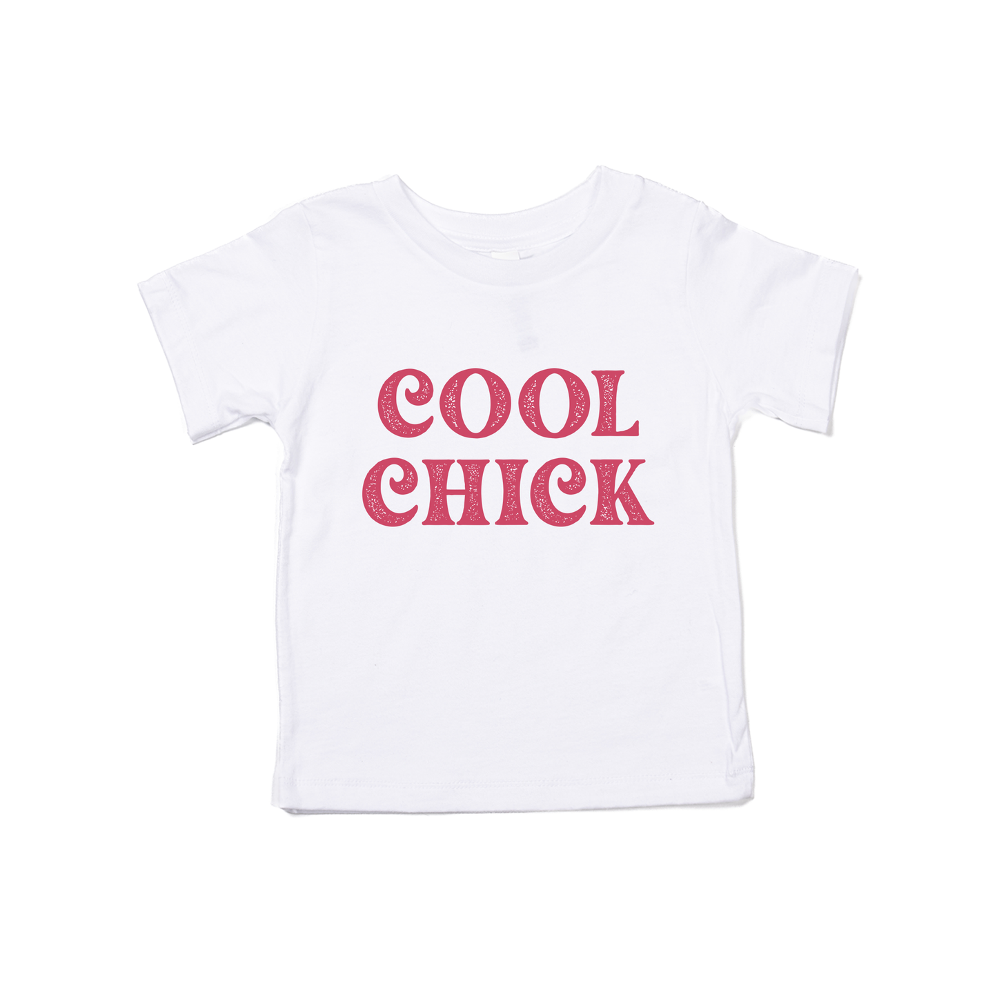 Cool Chick - Kids Tee (White)