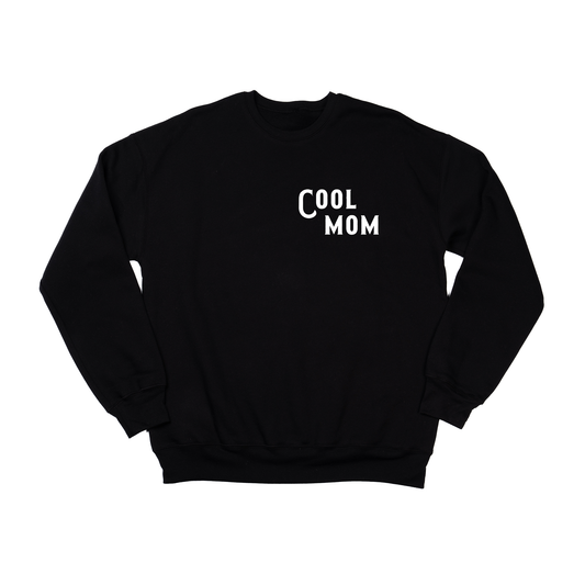 Cool Mom (White) - Sweatshirt (Black)