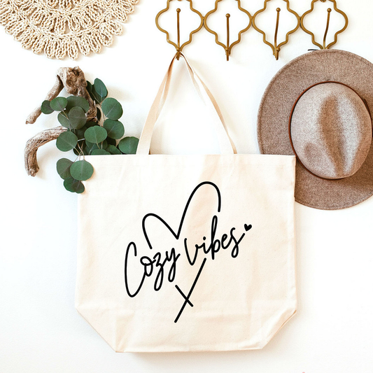 Cozy Vibes - Tote (Natural)